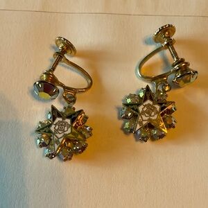 Gold Star Clip-On Earrings